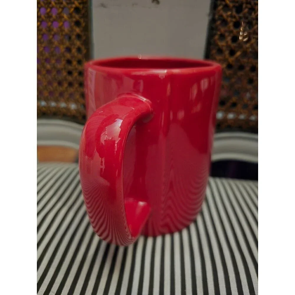 Rae Dunn Artisan Apple Cider Red Coffee Mug Farmhouse Fall
